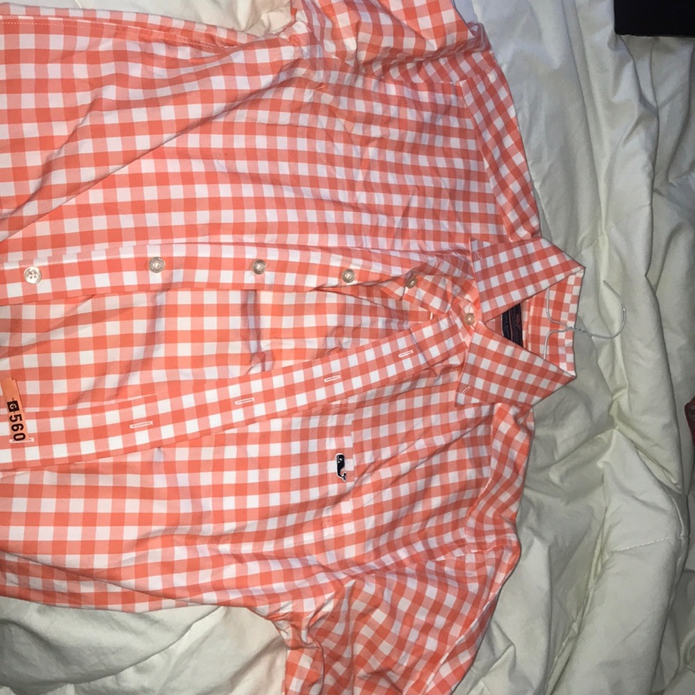Vineyard Vines Tucker Shirt (Orange)